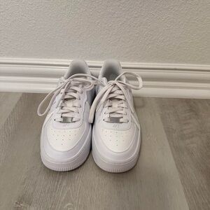 White Nike shoes!
